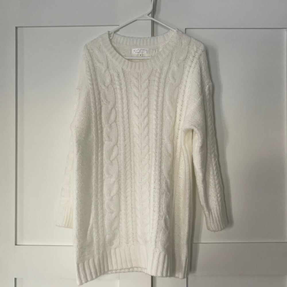 Cream Sweater Dress